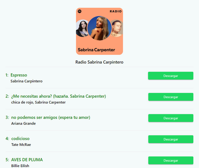 spotifymate descargar música de Spotify