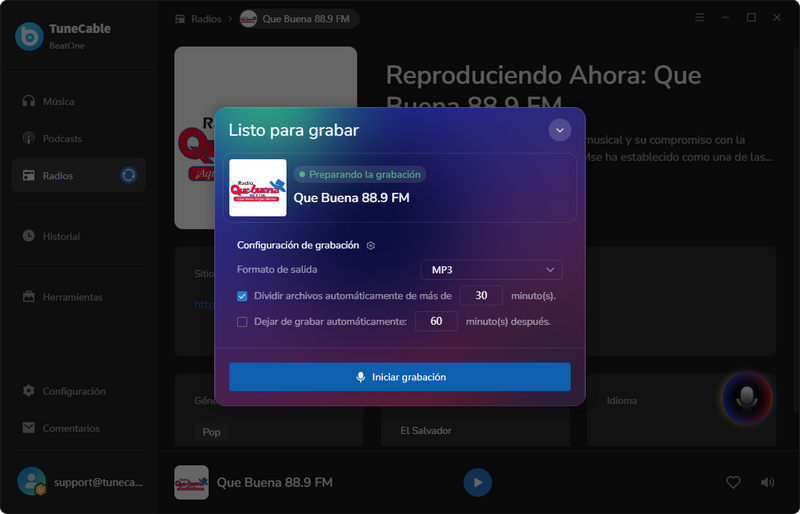 reproducir radio