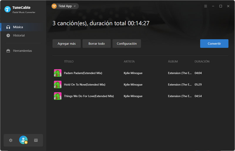 descargar música hires de tidal