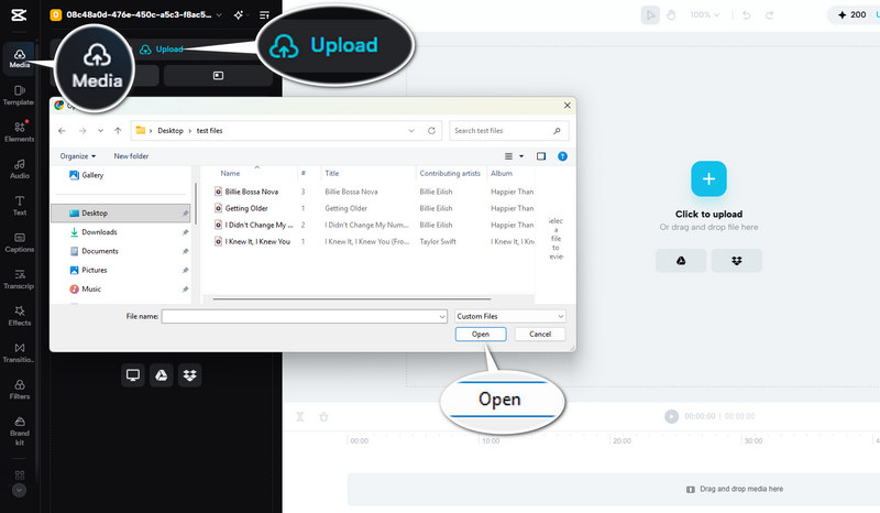 add apple music to capcut online