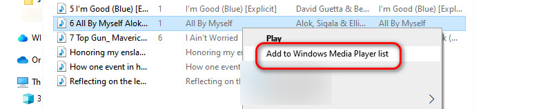 add amazon songs to windows media player