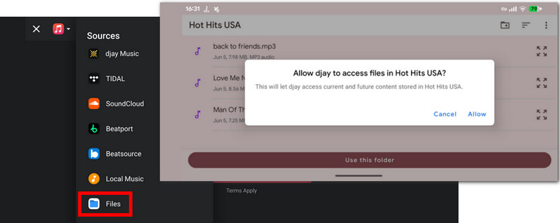 add spotify music to djay pro