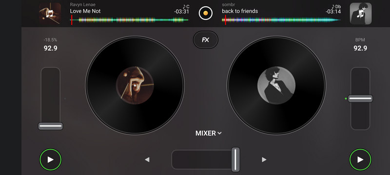 offline mix spotify music on djay pro android app
