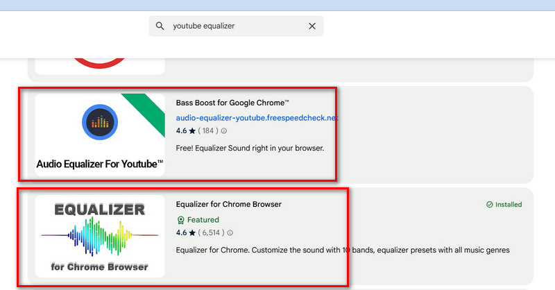 youtube music equalizer extensions