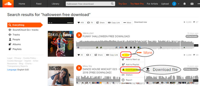 free download halloween songs from soundcloud