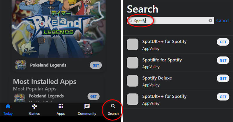 install spotify++ from appvalley