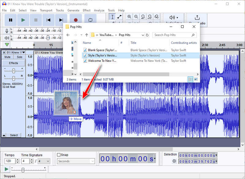 add youtube music to audacity