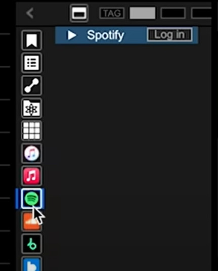 login spotify music on rekordbox dj
