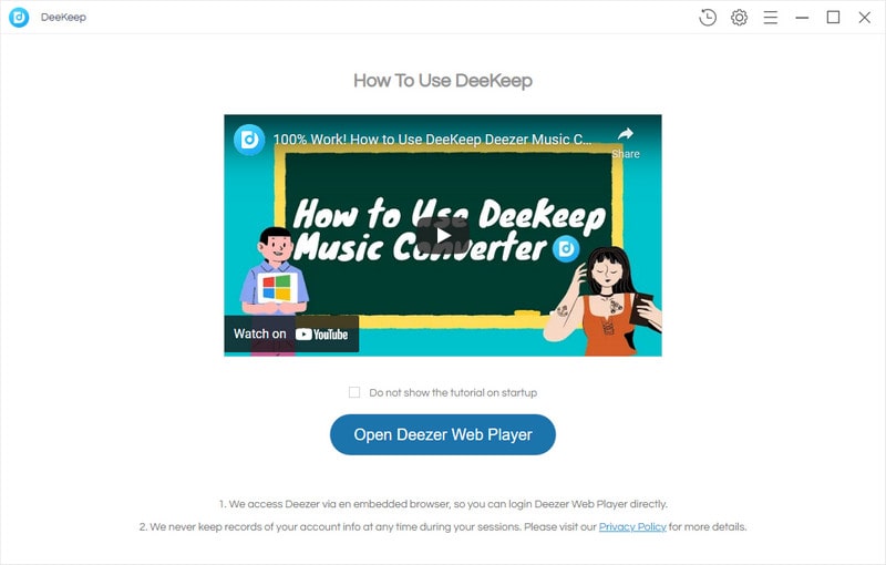 deekeep deezer music converter