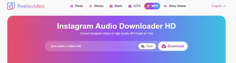 reelsvideo interface