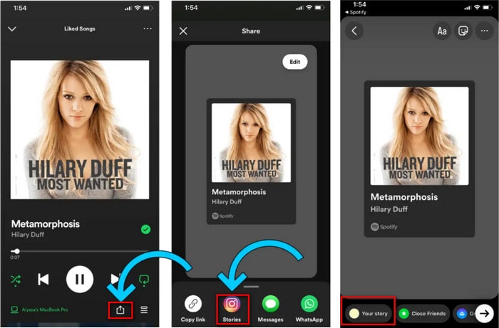 Add Spotify Music to Instagram Directly