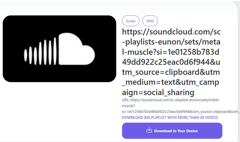 online download soundcloud music to wav