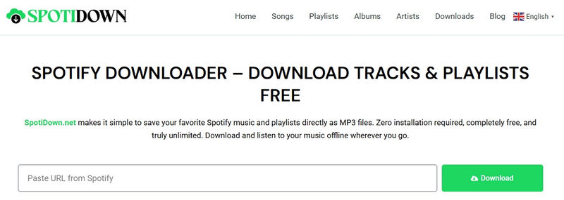 download spotify 320kbps music via spotidown.net