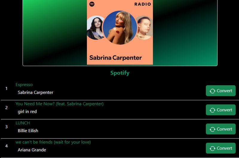 free spotify playlist converter