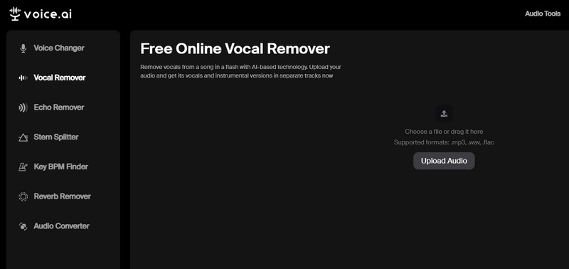 free online vocal remover