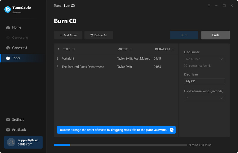 burn cd