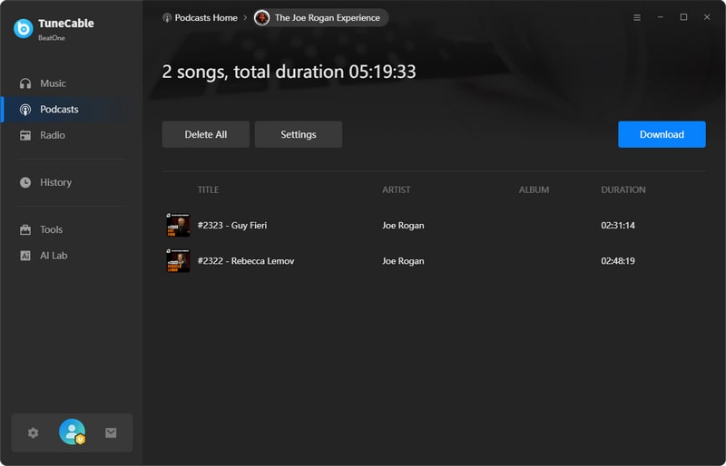 download podcasts