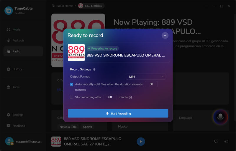 play radio