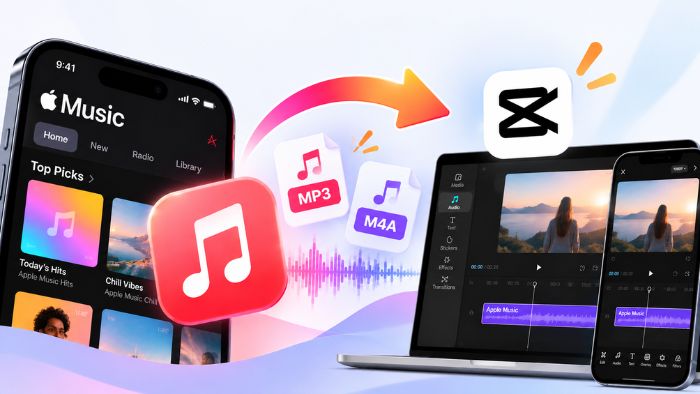 How to Add Apple Music to CapCut (PC, Mac, iPhone & Android)